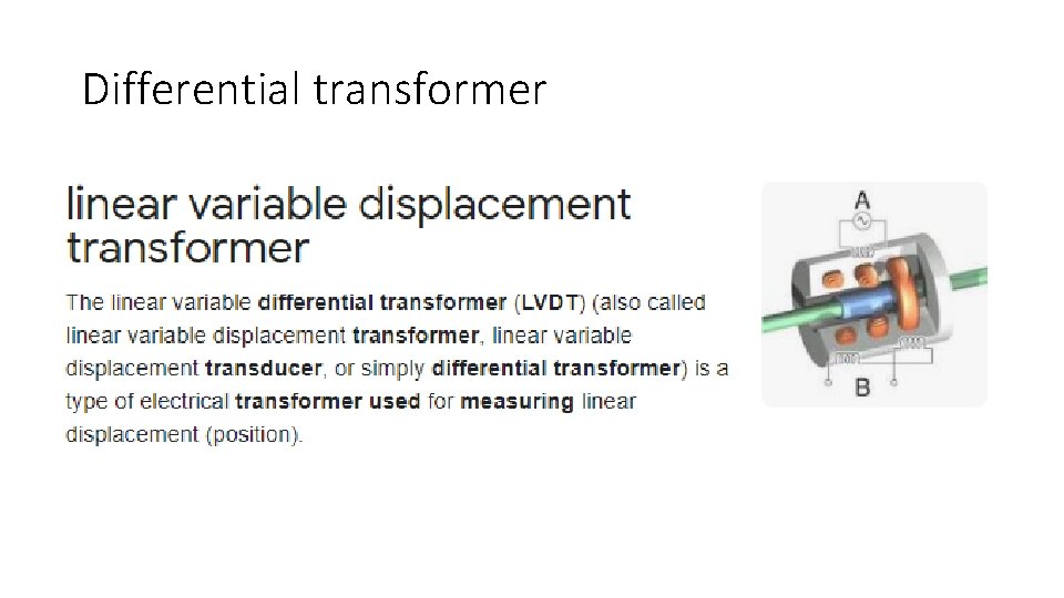 Differential transformer 