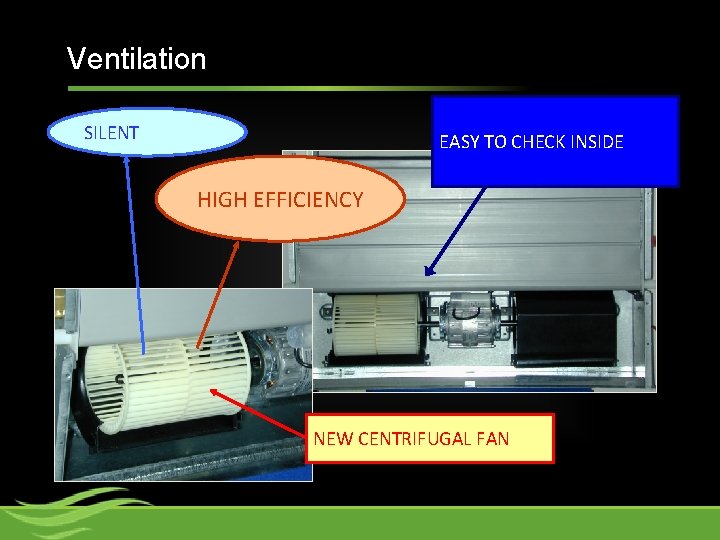 Ventilation SILENT EASY TO CHECK INSIDE HIGH EFFICIENCY NEW CENTRIFUGAL FAN 