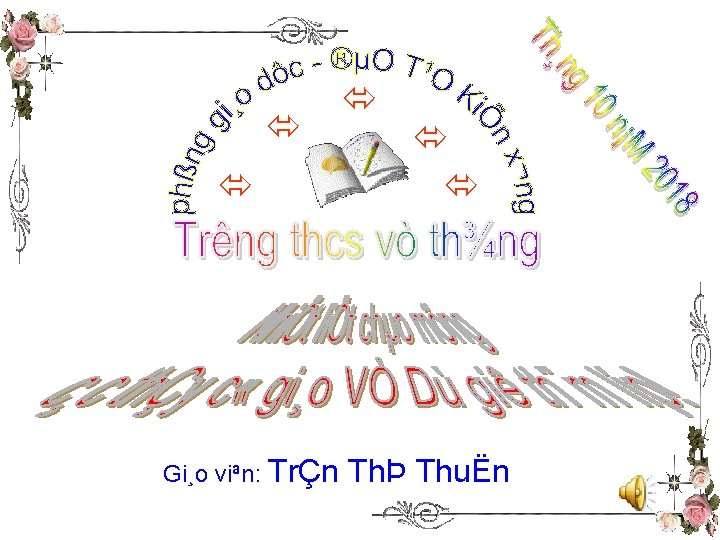  Gi¸o viªn: TrÇn ThÞ ThuËn 