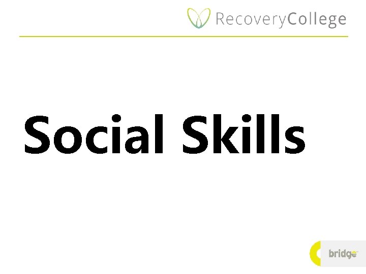 Social Skills 