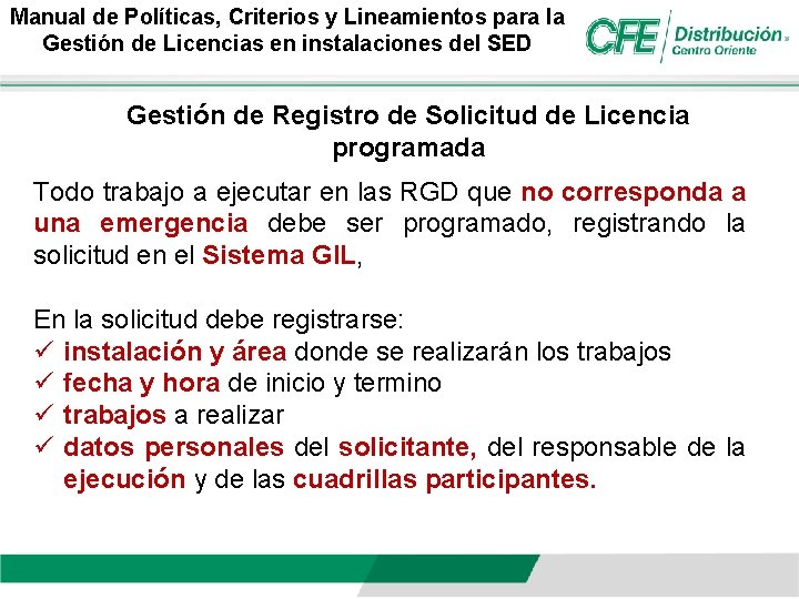 Manual de Políticas, Criterios y Lineamientos para la Gestión de Licencias en instalaciones del