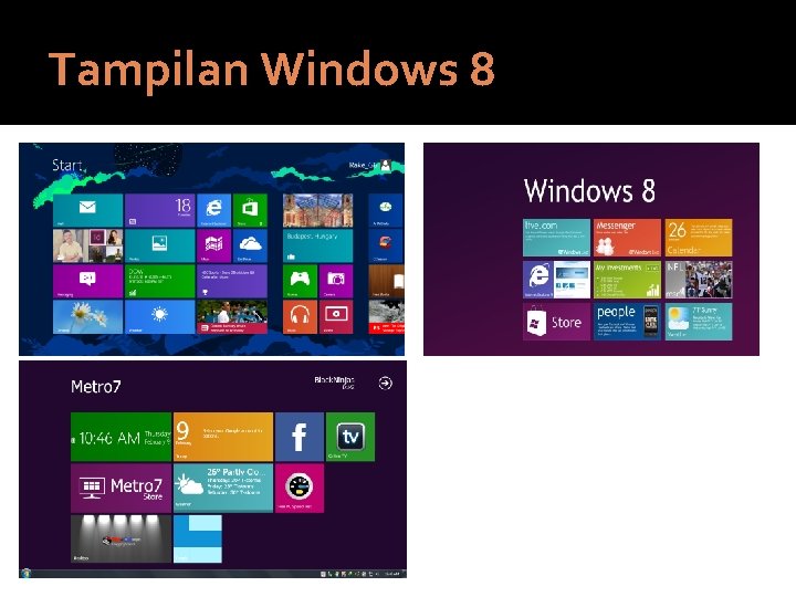 Tampilan Windows 8 