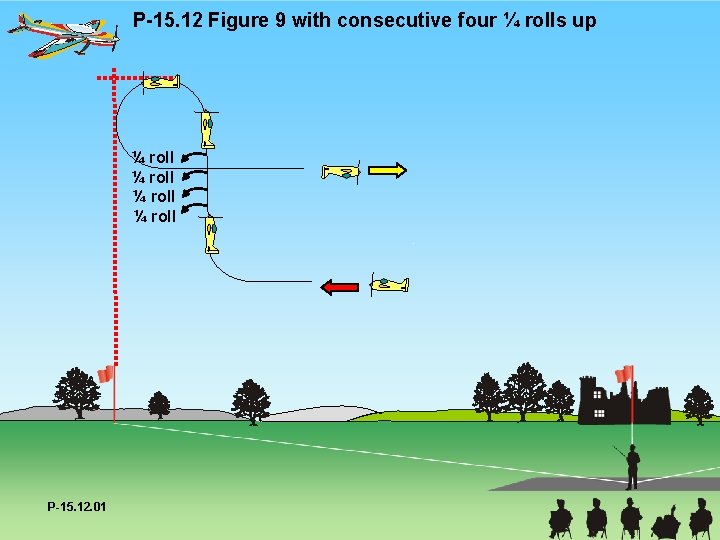 P-15. 12 Figure 9 with consecutive four ¼ rolls up ¼ roll P-15. 12.