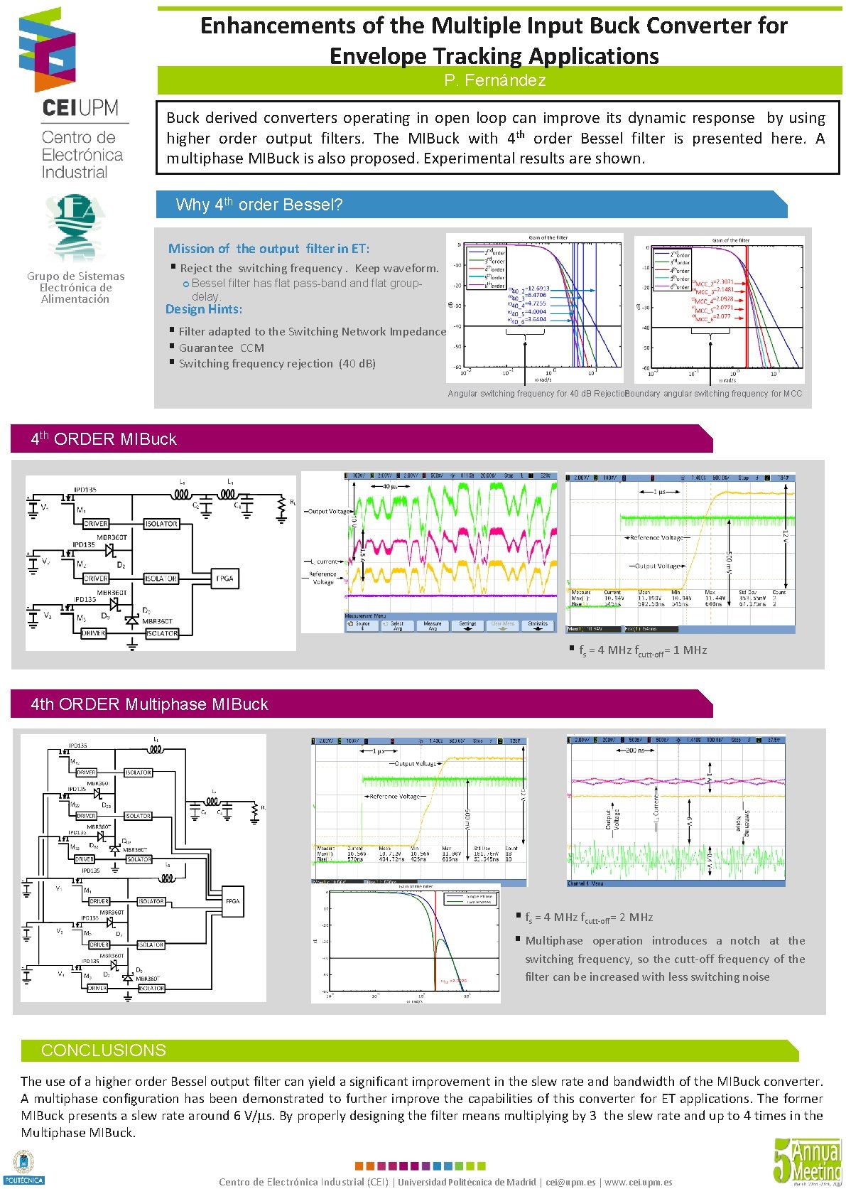 Enhancements of the Multiple Input Buck Converter for Envelope Tracking Applications P. Fernández Buck