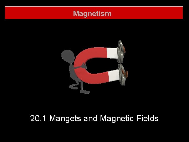 Magnetism 20. 1 Mangets and Magnetic Fields 