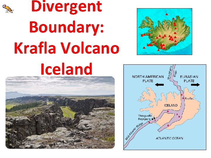Divergent Boundary: Krafla Volcano Iceland 
