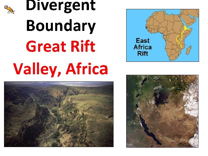 Divergent Boundary Great Rift Valley, Africa 