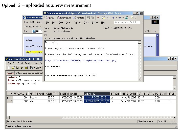 Upload 3 – uploaded as a new measurement 