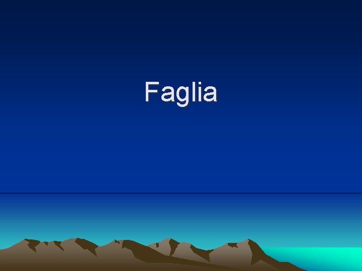 Faglia 