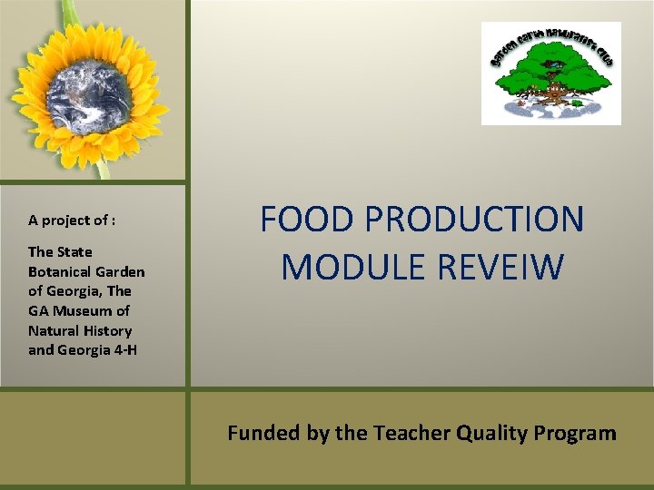 A project of : The State Botanical Garden of Georgia, The GA Museum of