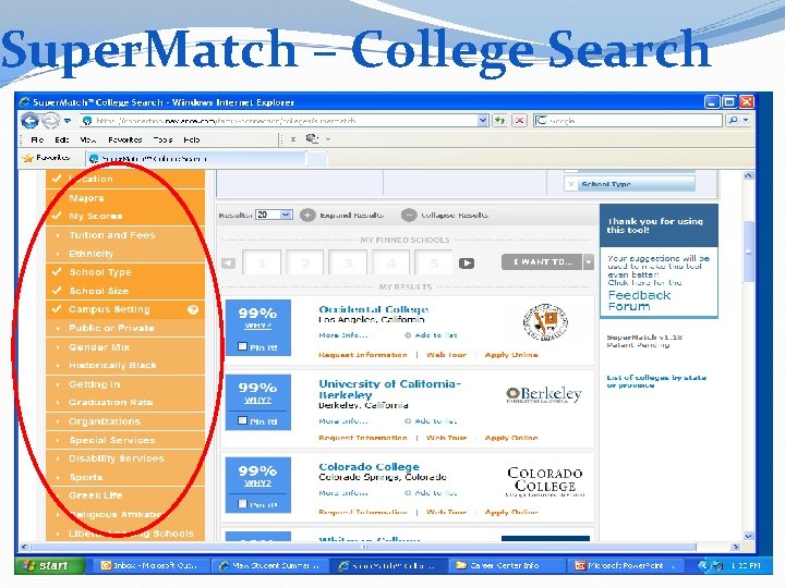 Super. Match – College Search 