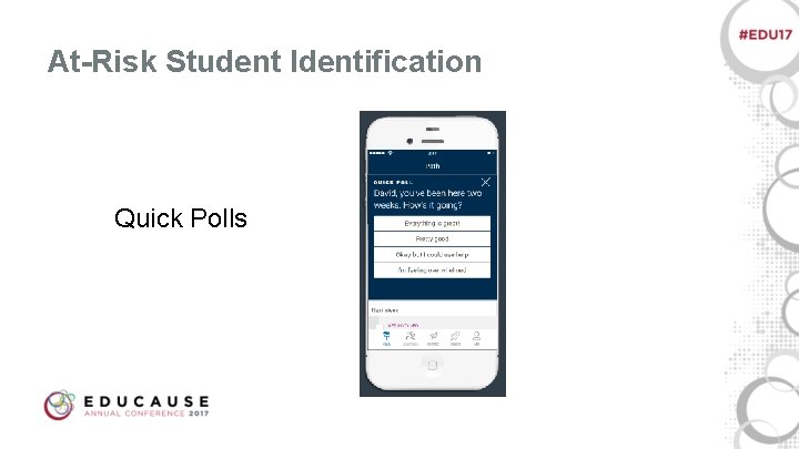 At-Risk Student Identification Quick Polls 