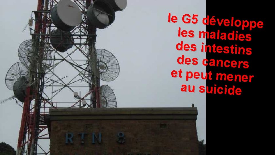 le G 5 développe les maladies des intestins des cancers et peut mener au