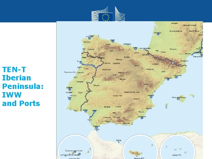 TEN-T Iberian Peninsula: IWW and Ports Transport 