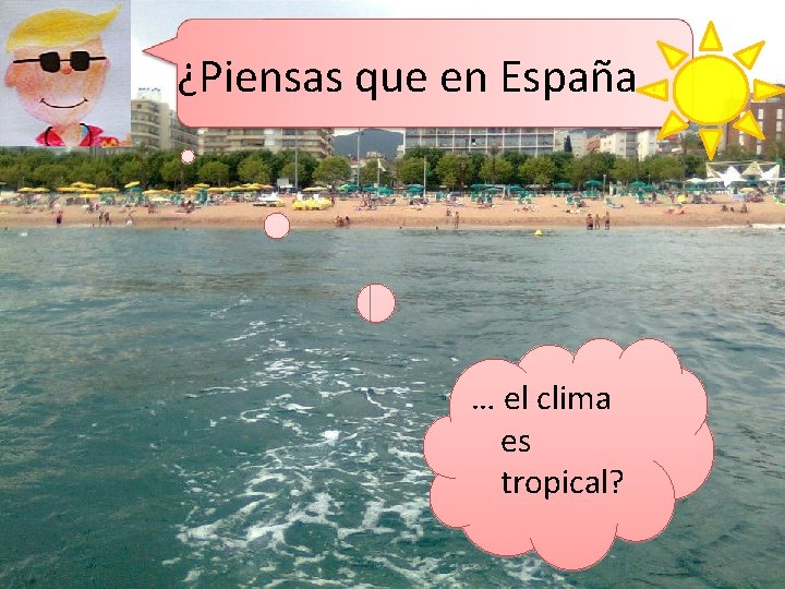 ¿Piensas que en España… … el clima es tropical? 