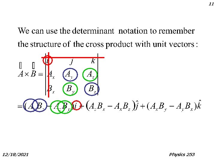 11 12/18/2021 Physics 253 