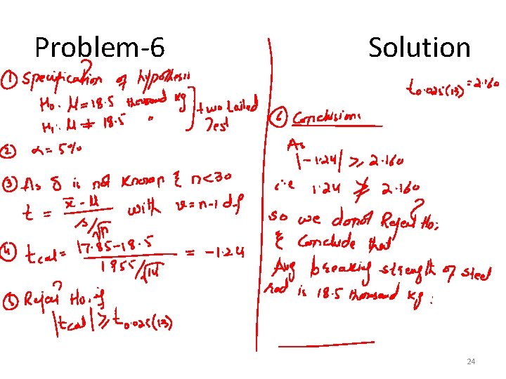 Problem-6 Solution 24 