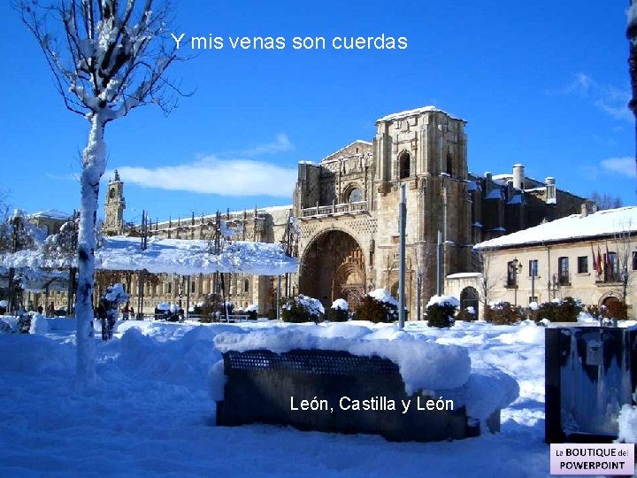 Y mis venas son cuerdas León, Castilla y León 