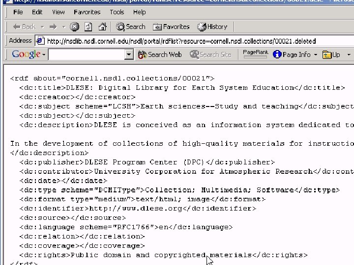 Collection-Level Metadata 39 