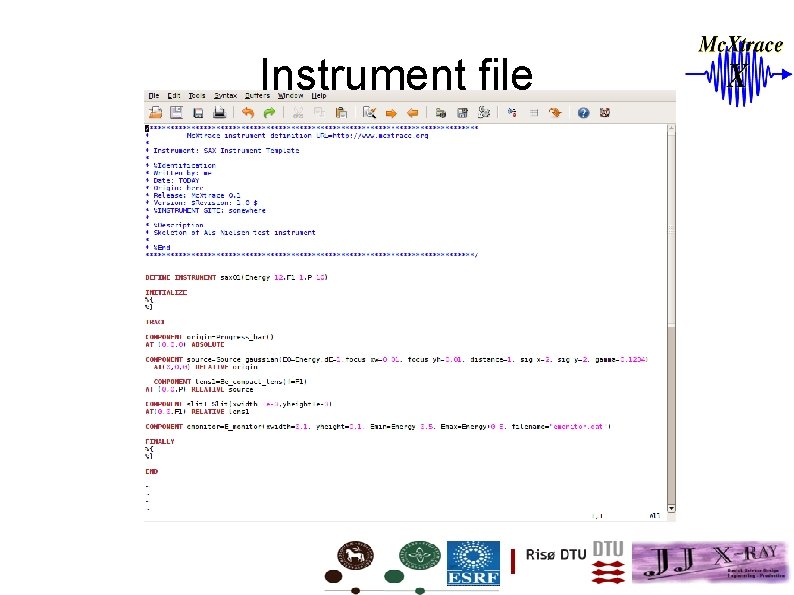 Instrument file 