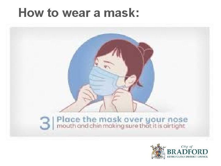 How to wear a mask: 
