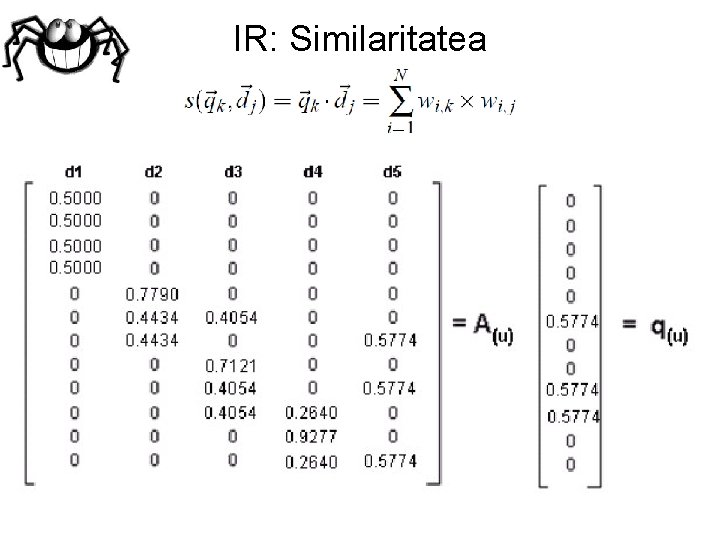 IR: Similaritatea 