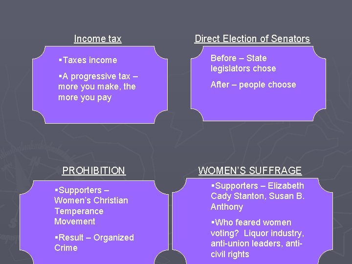 Income tax §Taxes income §A progressive tax – more you make, the more you Income tax §Taxes income §A progressive tax – more you make, the more you