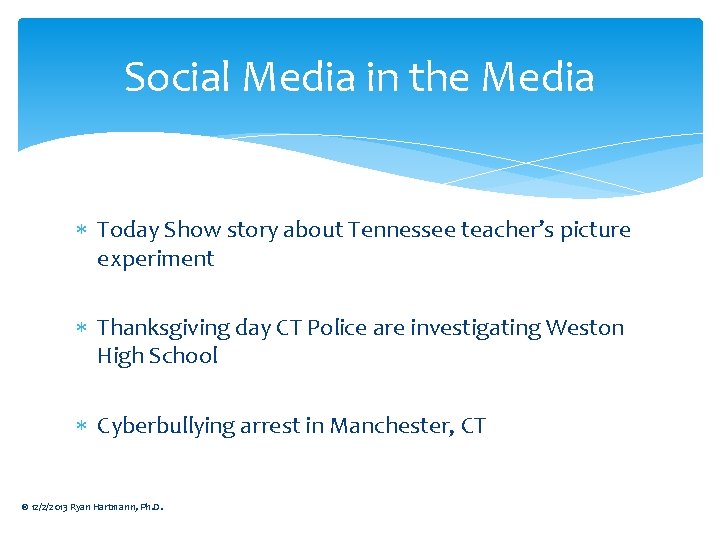 Social Media in the Media Today Show story about Tennessee teacher’s picture experiment Thanksgiving