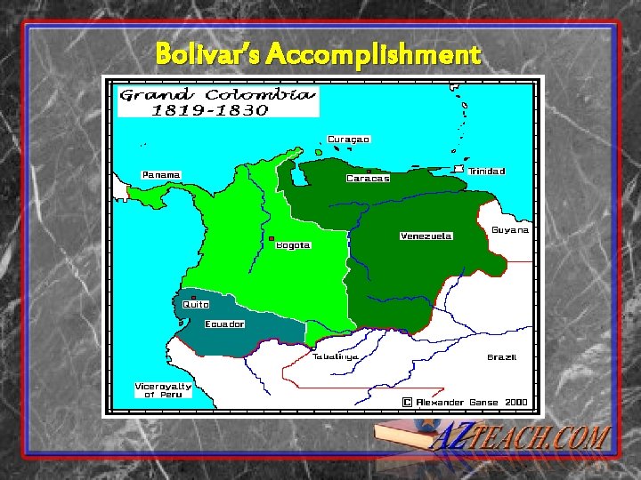 Bolivar’s Accomplishment 