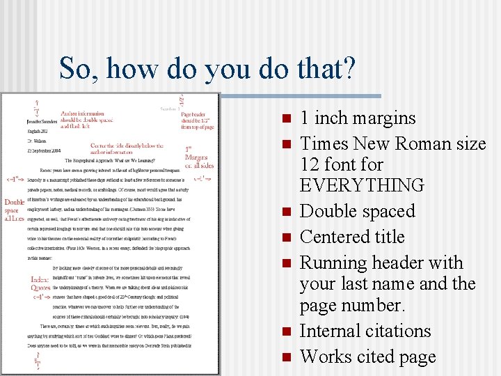 So, how do you do that? n n n n 1 inch margins Times So, how do you do that? n n n n 1 inch margins Times