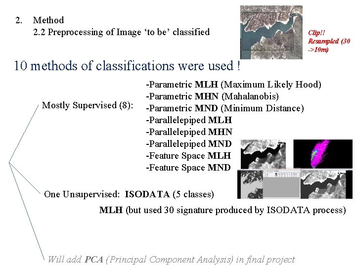 2. Method 2. 2 Preprocessing of Image ‘to be’ classified Clip!! Resampled (30 ->10 2. Method 2. 2 Preprocessing of Image ‘to be’ classified Clip!! Resampled (30 ->10