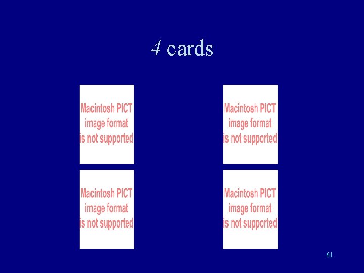 4 cards 61 