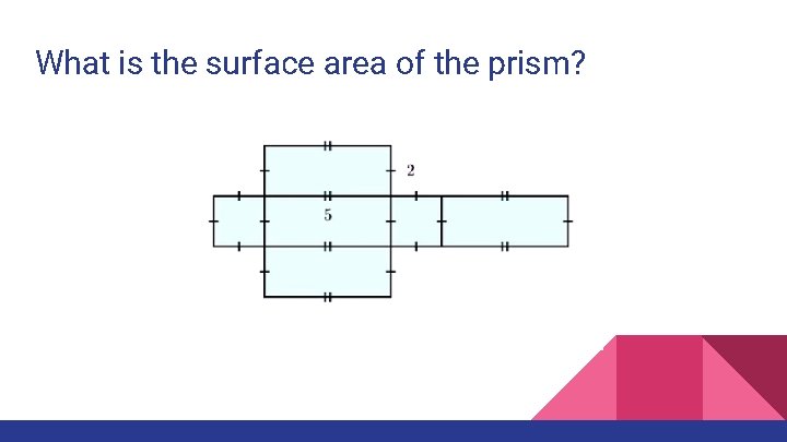 What is the surface area of the prism? 