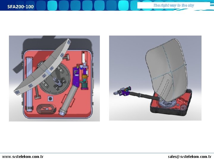 SFA 200 -100 www. svstelekom. com. tr The right way to the sky sales@svstelekom.