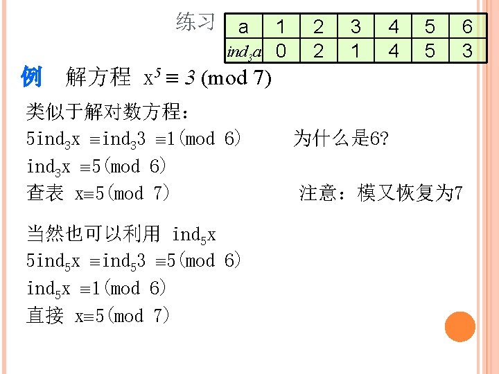 练习 例 a 1 ind 3 a 0 2 2 3 1 4 4