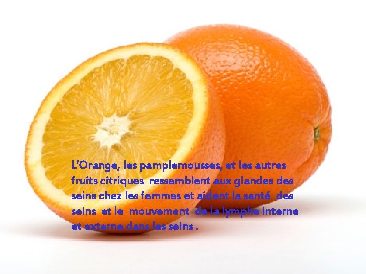 L’Orange, les pamplemousses, et les autres fruits citriques ressemblent aux glandes seins chez les