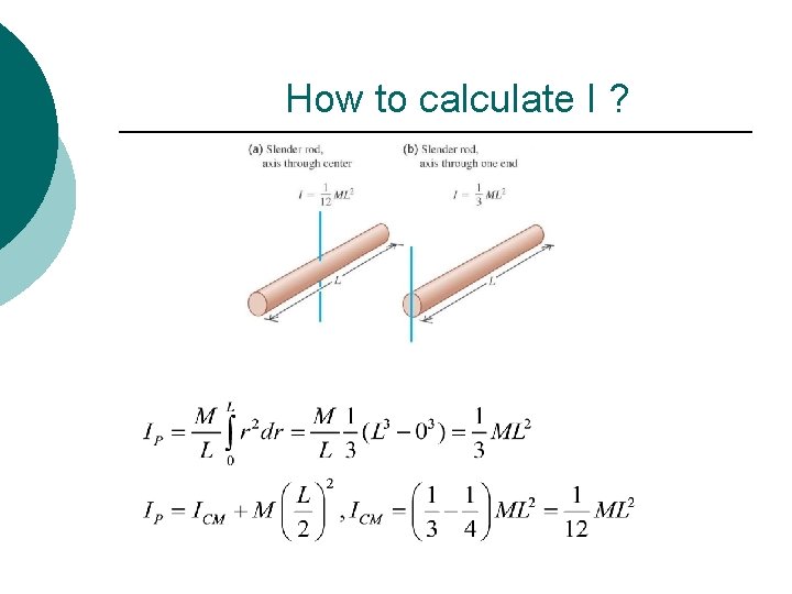 How to calculate I ? 