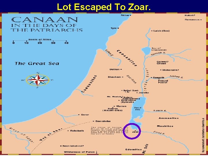 Lot Escaped To Zoar. 