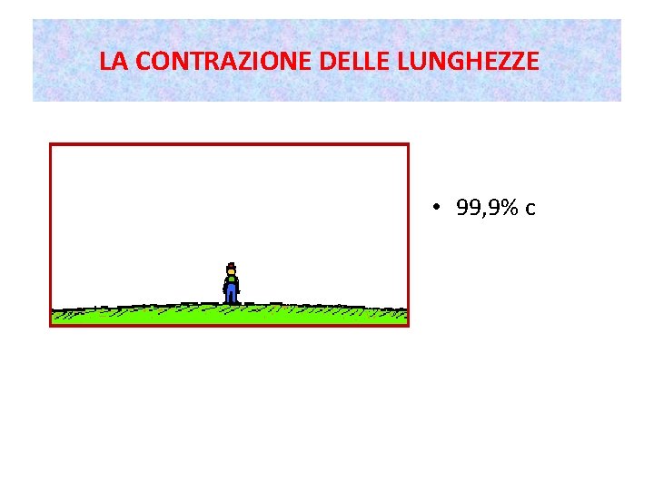 LA CONTRAZIONE DELLE LUNGHEZZE • 99, 9% c 