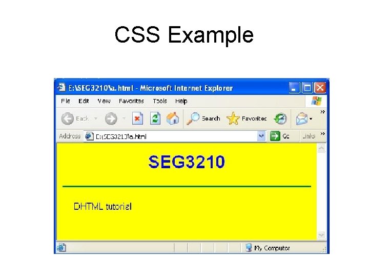 CSS Example 