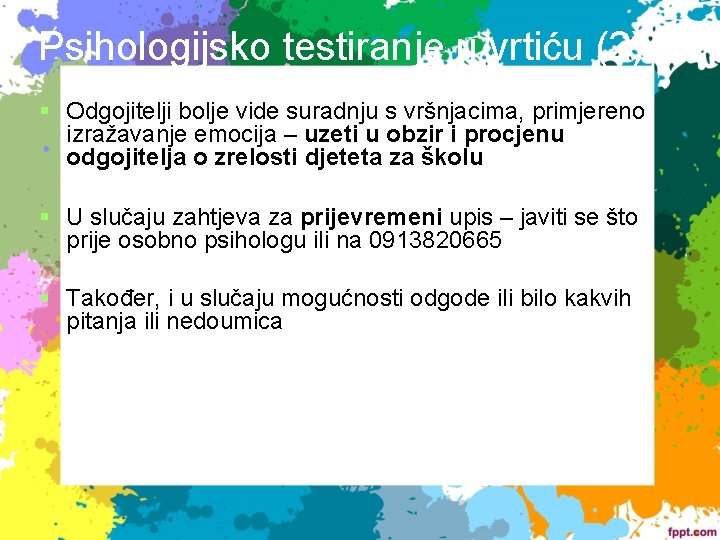 Psihologijsko testiranje u vrtiću (2) Odgojitelji bolje vide suradnju s vršnjacima, primjereno izražavanje emocija