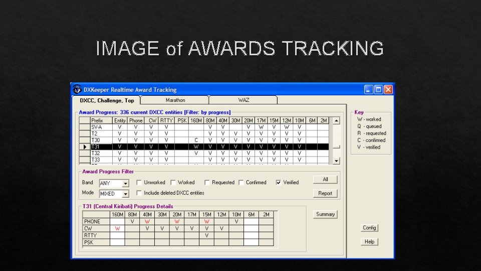 IMAGE of AWARDS TRACKING 