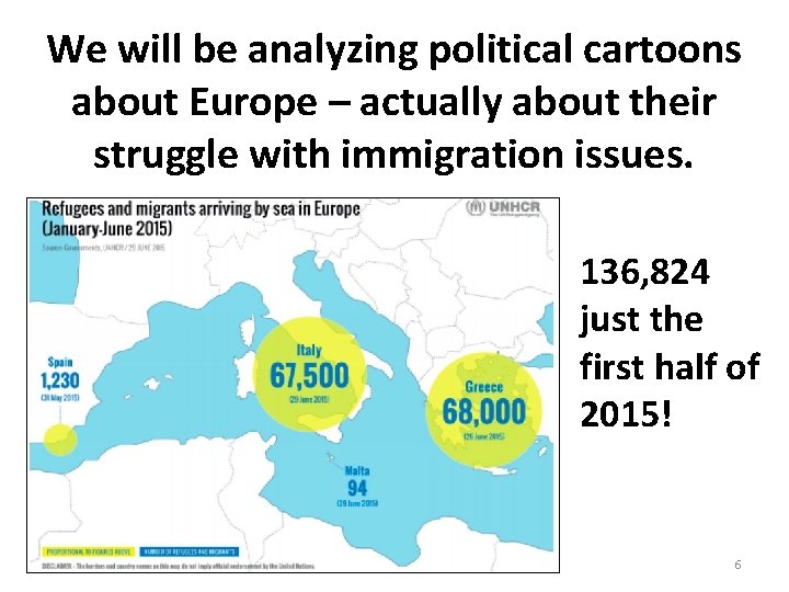 We will be analyzing political cartoons about Europe – actually about their struggle with