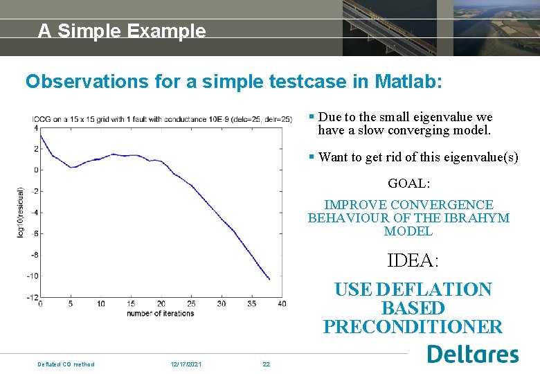 A Simple Example Observations for a simple testcase in Matlab: § Due to the