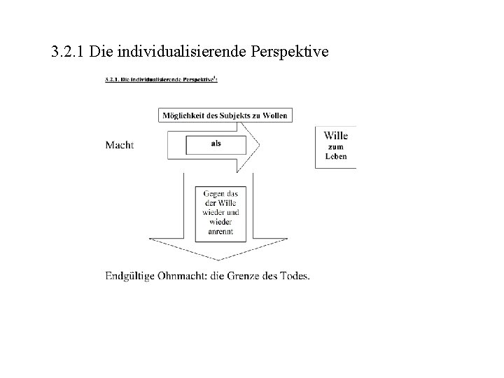 3. 2. 1 Die individualisierende Perspektive 