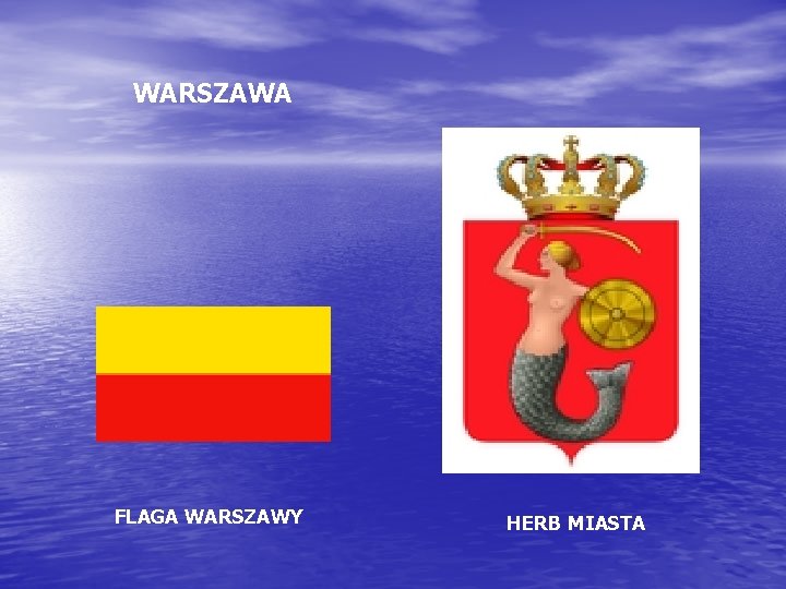 WARSZAWA FLAGA WARSZAWY HERB MIASTA 