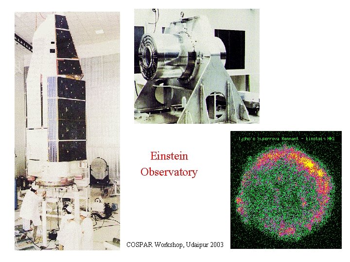 Einstein Observatory COSPAR Workshop, Udaipur 2003 