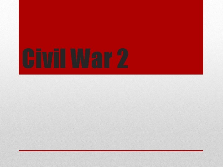 Civil War 2 