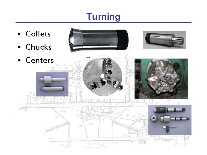 Turning • Collets • Chucks • Centers 