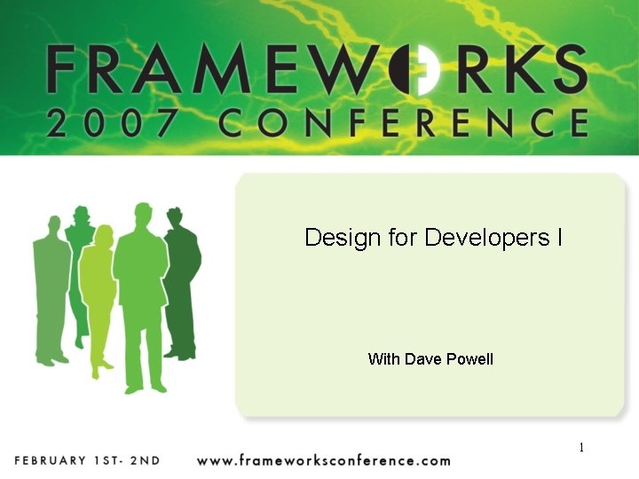 Design for Developers I With Dave Powell 1 